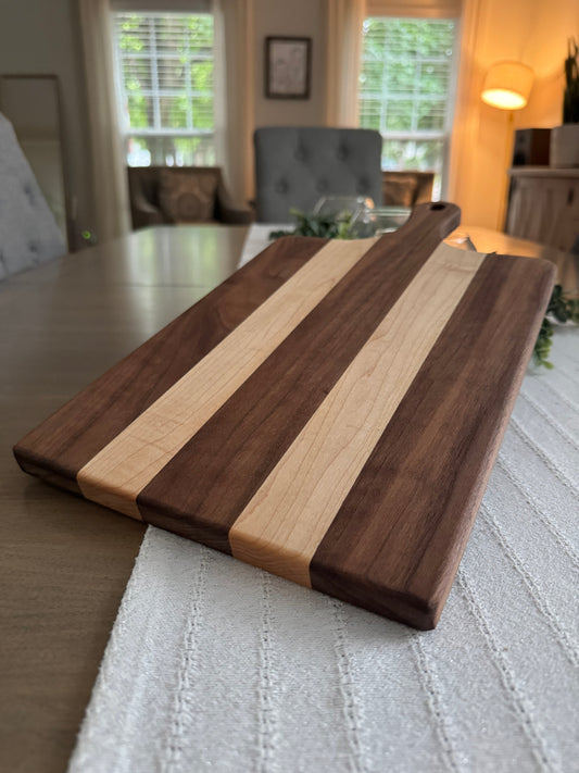 Walnut-Maple medium cutting board